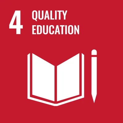 SDG Sustainability Goal Number 4 Education
