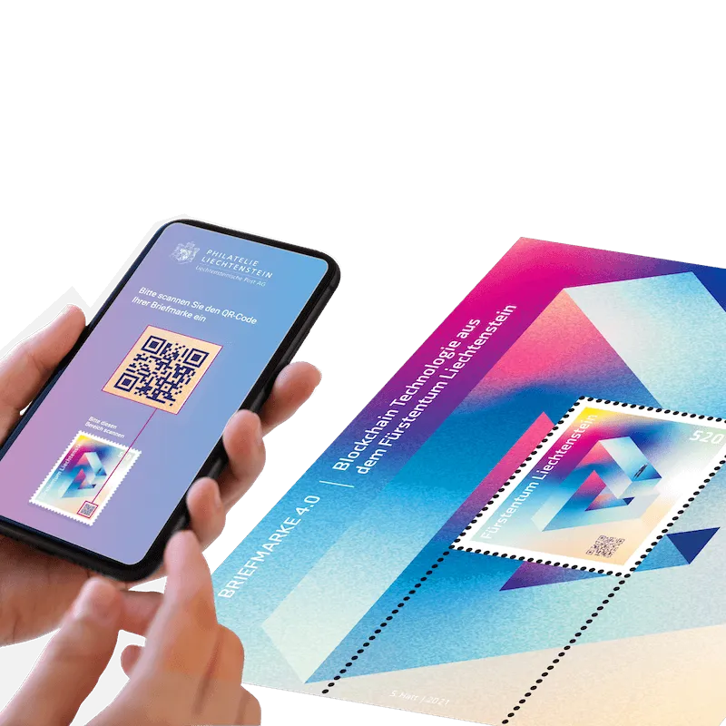 First crypto stamp from Liechtenstein